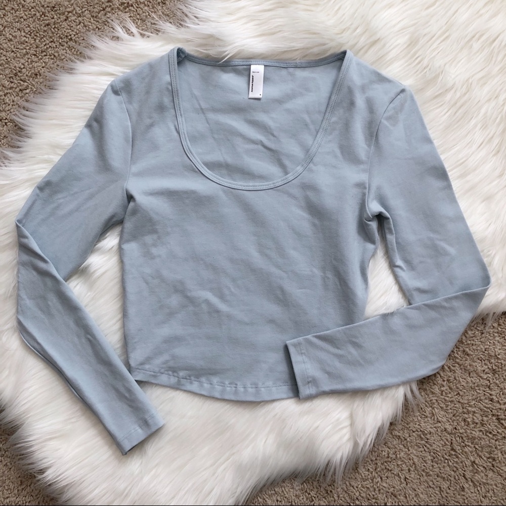SOLD❌NWOT American Apparel Long Sleeve Crop Top